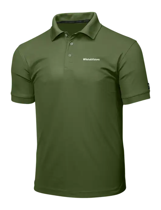 OGIO Olive Caliber 2.0 Polo w/RehabVisions Logo