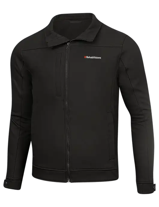 Cornerstone Black Duck Bonded Soft Shell Jacket w/RehabVisions Logo