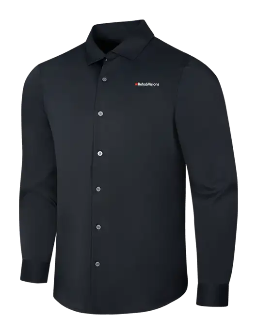 Black City Stretch Shirt w/RehabVisions Logo