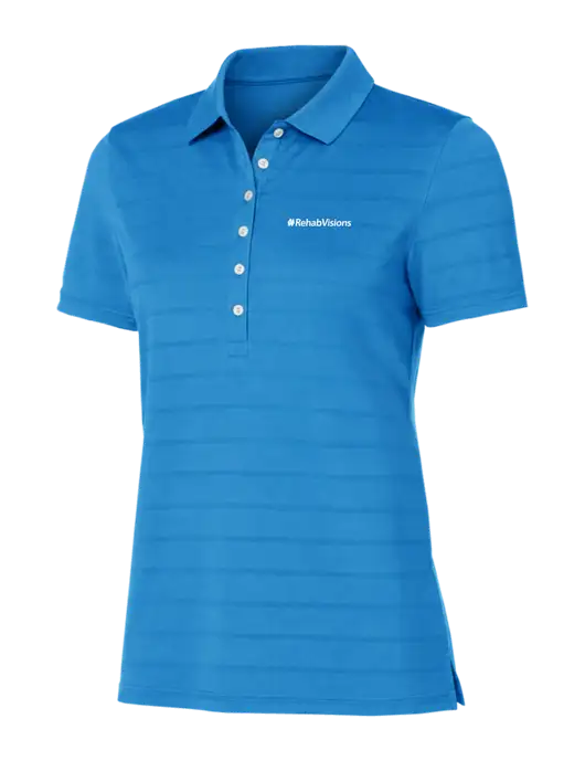 Callaway Womens Royal Blue Ventilated Polo w/RehabVisions Logo