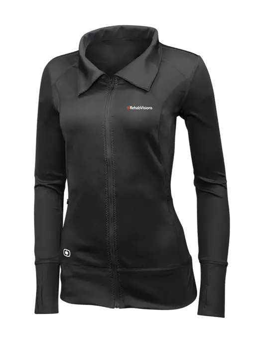 OGIO Blacktop Womens Endurance Fulcrum Full-Zip w/RehabVisions Logo