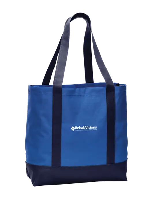 Carryall Blue/Navy Day Tote Twilight w/RehabVisions Logo