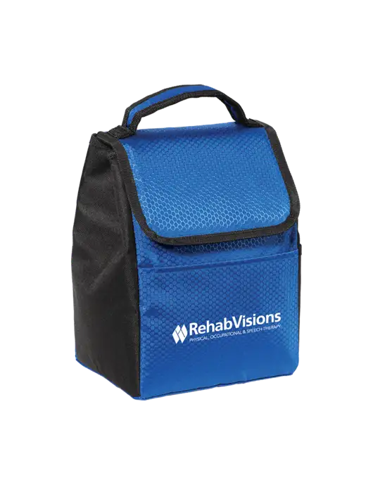 Lunch Bag Twilight Blue/Black Cooler w/RehabVisions Logo
