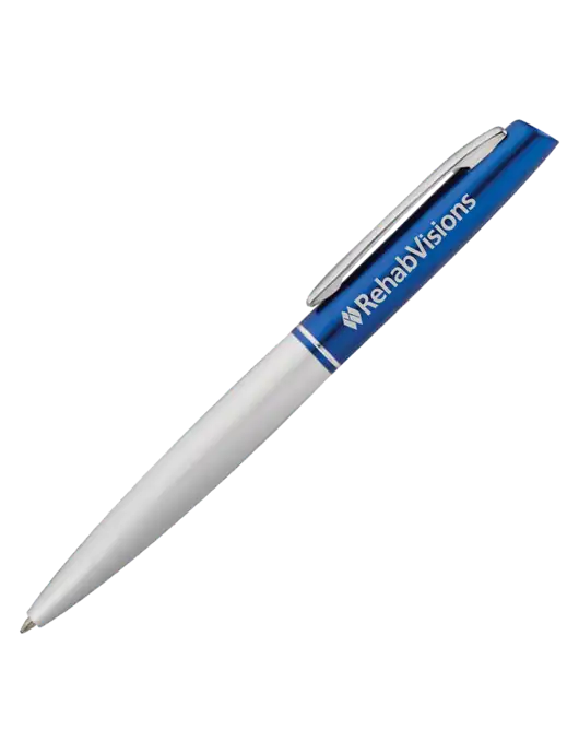 Hamlin Blue Ballpoint - Blue Ink w/RehabVisions Logo