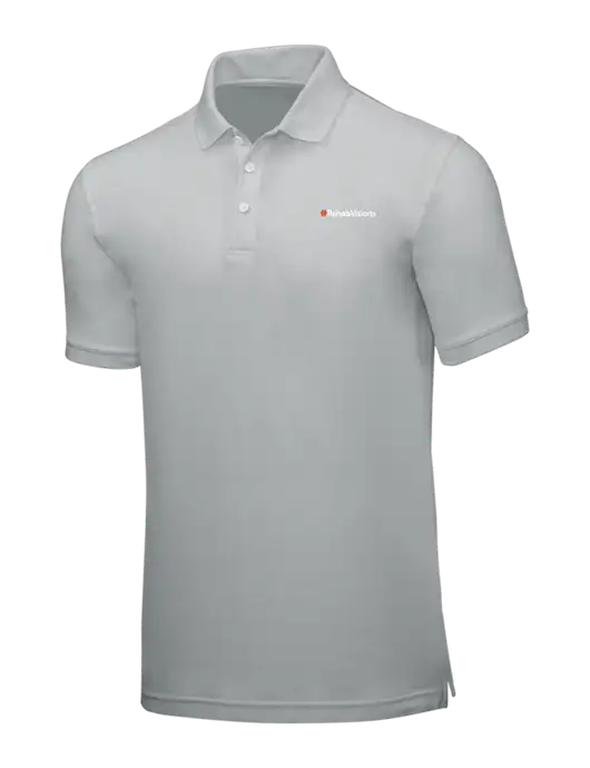 Light Grey Core Classic Pique w/RehabVisions Logo
