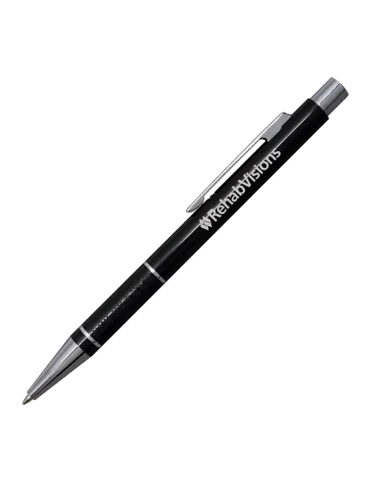 St George Black Pen - Blue Ink w/RehabVisions Logo