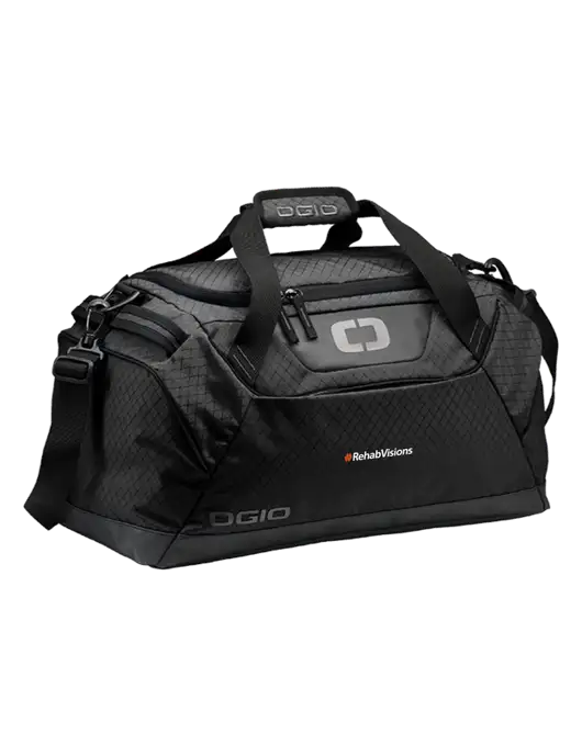OGIO Black Catalyst Duffle
 w/RehabVisions Logo