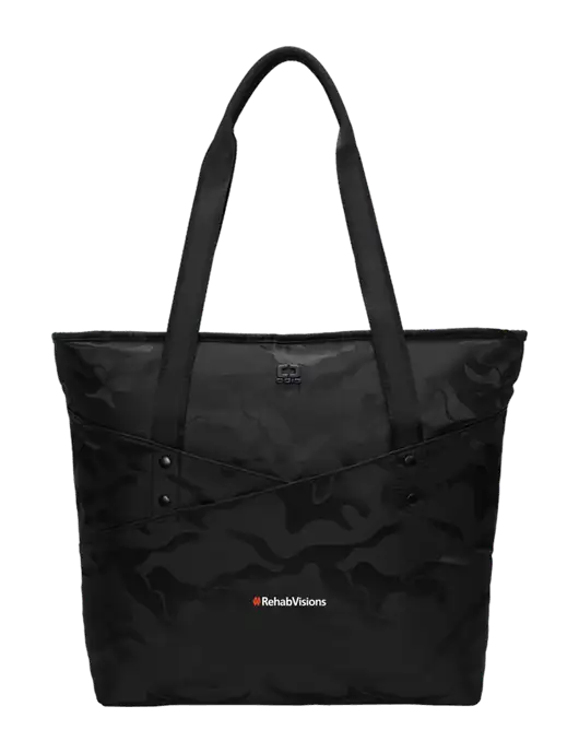 OGIO Black Camo Downtown Tote 
 w/RehabVisions Logo